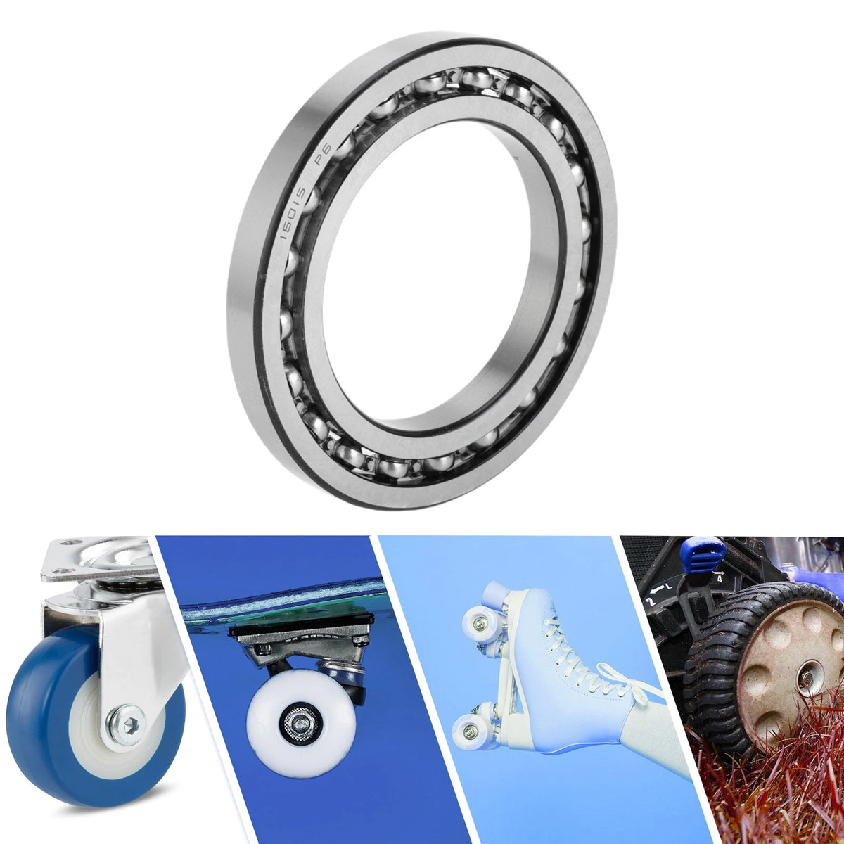 75x115x13mm Deep Groove Ball Bearings 1 Pc Scooter Skateboard Wheel