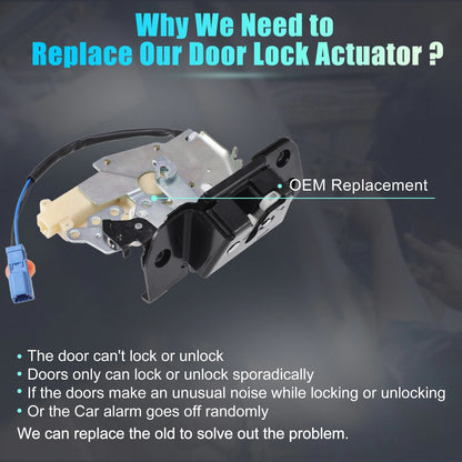 Rear Liftgate Door Lock Actuator Motor for Honda Pilot (2003-2008)