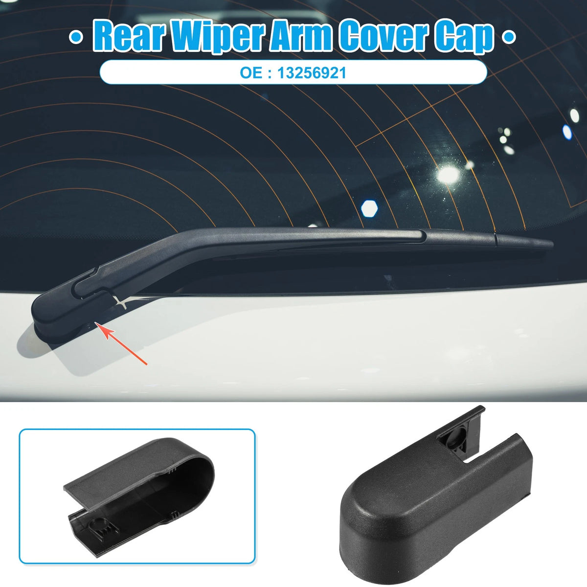 Rear Windshield Wiper Arm Cover Cap for Buick Regal TourX (2018–2020)