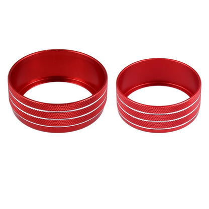 Headlight Switch Knob Trim Covers for Dodge Ram (2018 - 2020) Red