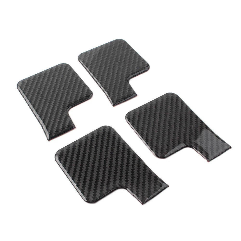 Black Interior Door Handle Bowl Cover Trim for Jeep Wrangler JK (2011-2017)