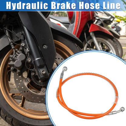 Hydraulic Brake Hose Line Pipeline 90cm 35.43" 10mm 0.39" for Motorcycle