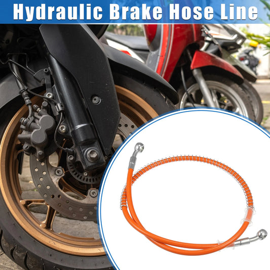Hydraulic Brake Hose Line Pipeline 90cm 35.43" 10mm 0.39" for Motorcycle