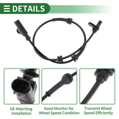 ABS Wheel Speed Sensor for Nissan Versa 1.6L Rear Right (2007-2012)