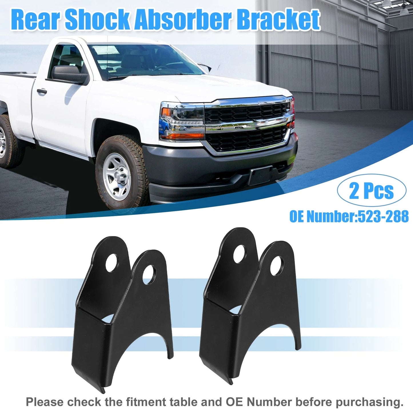 Rear Upper Shock Mount Repair Bracket for GMC Sierra 2500 (1999-2004)