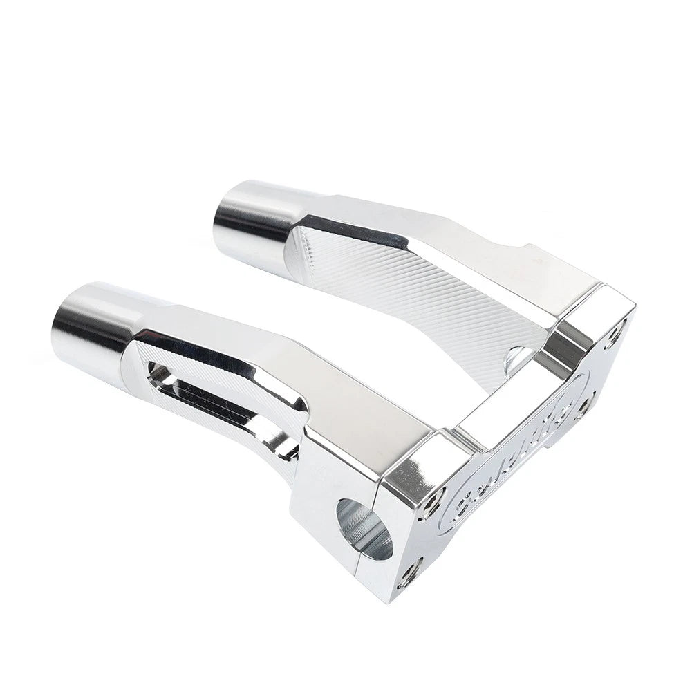 6" Pullback Handlebar Risers Clamp Chrome for Harley 1" Handlebar