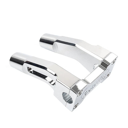 6" Pullback Handlebar Risers Clamp Chrome for Harley 1" Handlebar