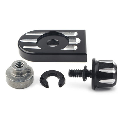 Rear Fender Seat Bolt Nut Tab Cover for Harley XL Dyna Softail (1996-Present)