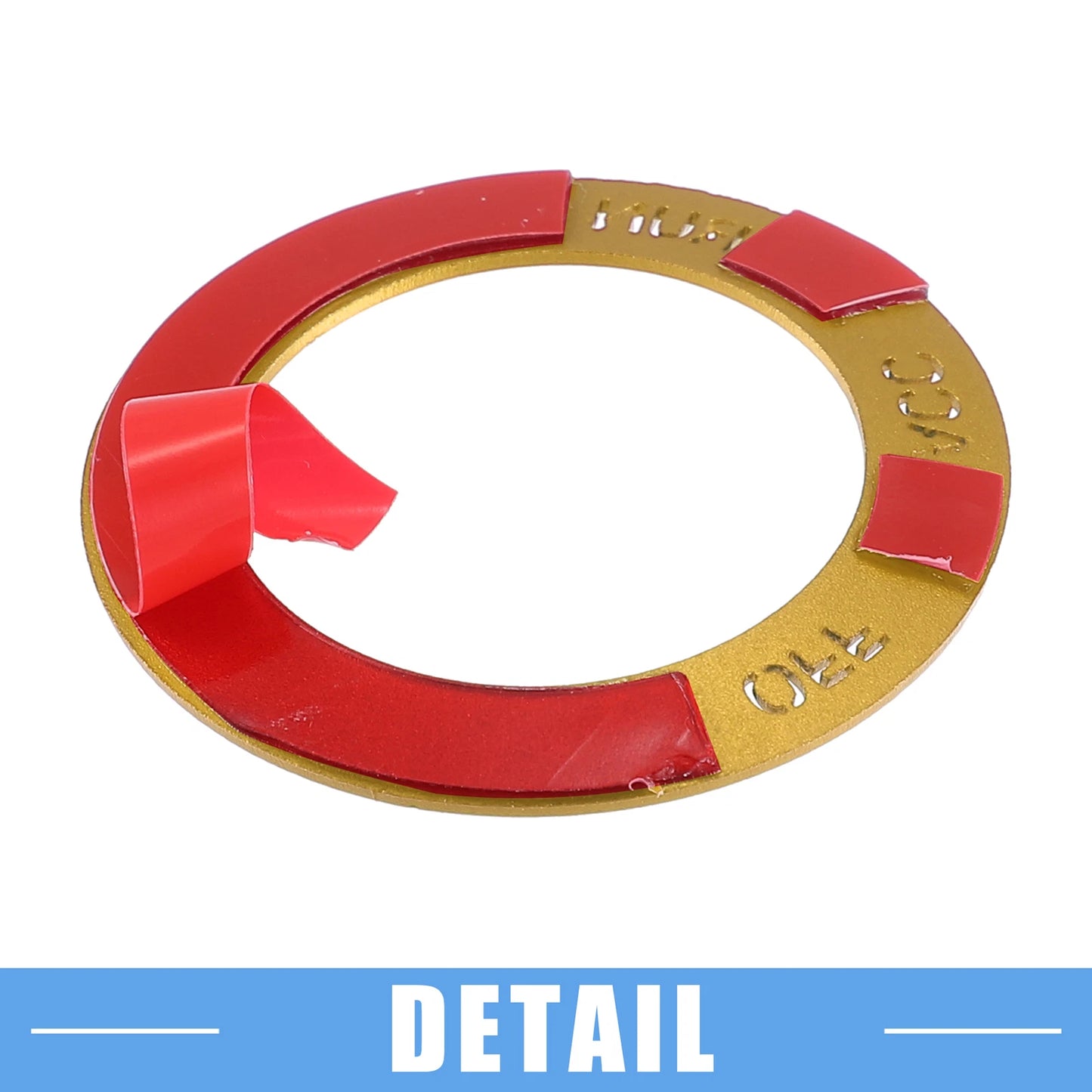 Engine Start Button Sticker for Dodge Charger Challenger Aluminum Gold Tone