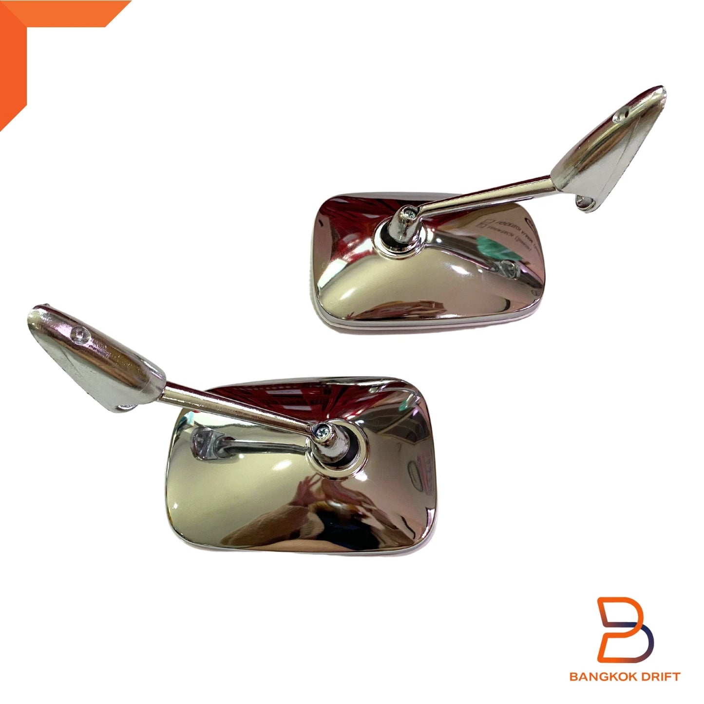 Chrome Fender Door Wing Mirrors for Ford F-100 F-Series Ranger (1962-1972)
