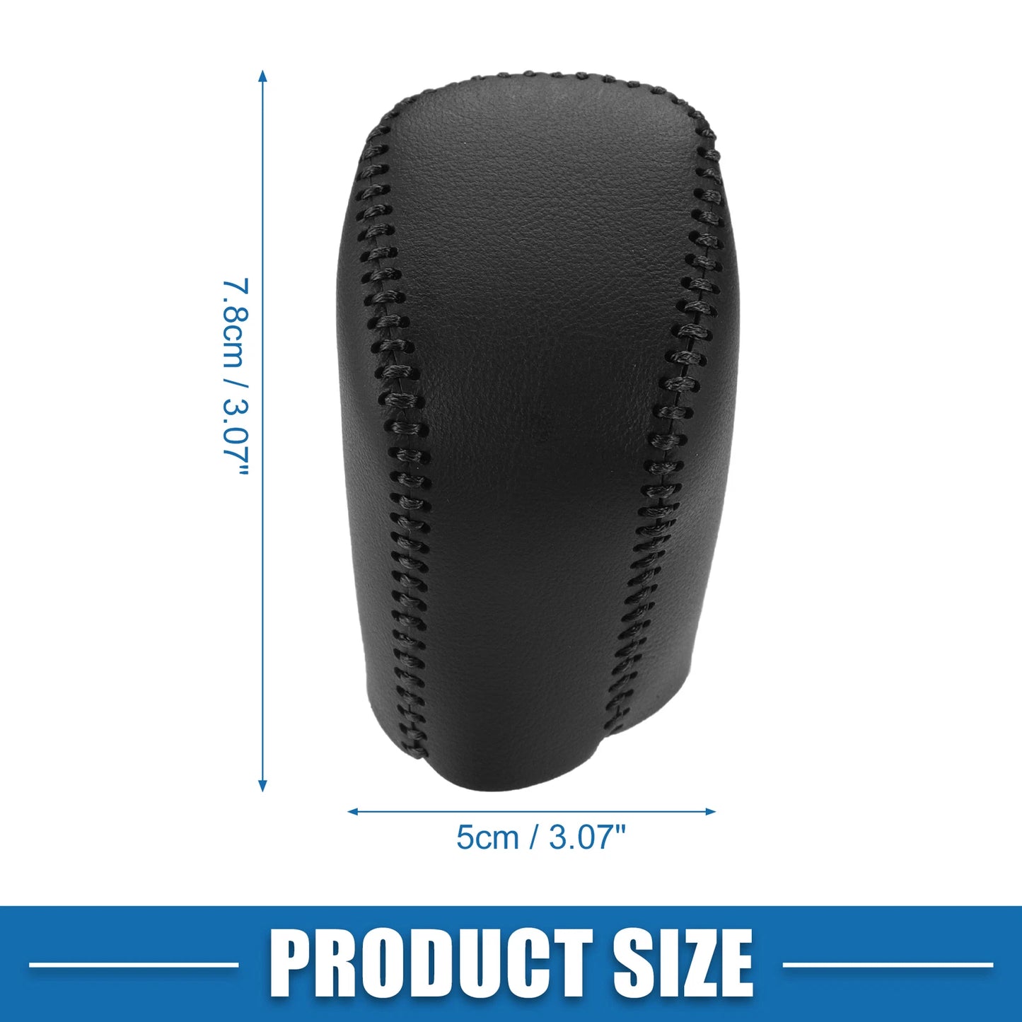 Gear Shifting Knob Cover Trim for Lexus GS 300 (2018-2019) Faux Leather Black