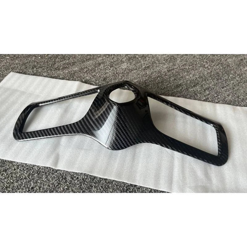Carbon Fiber Console Clock Vent Panel Cover for Maserati GranTurismo GT 2008-17