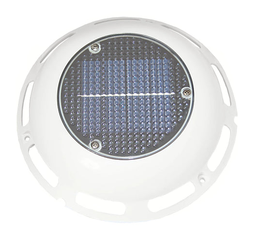 Solar Vent White Plastic with Switch for Boat Caravan Camper