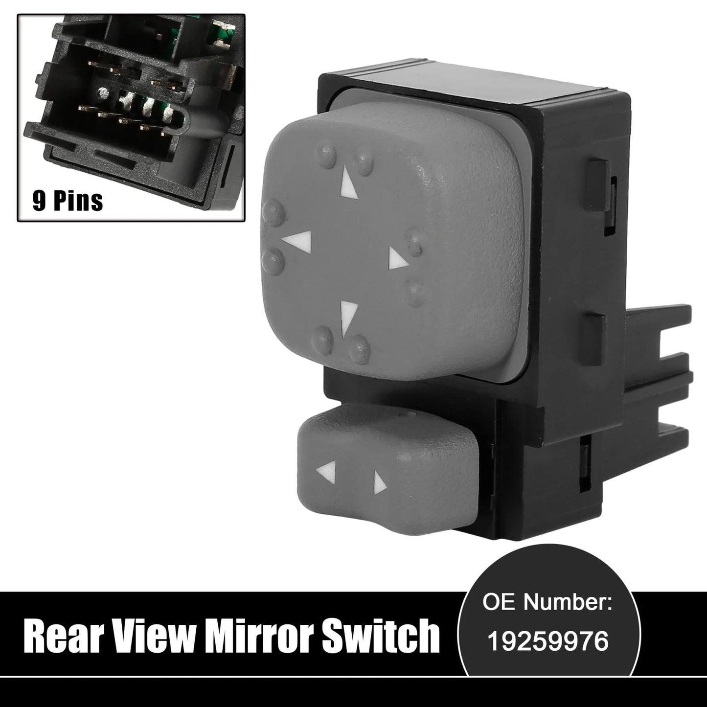 Power Rear View Mirror Switch Remote Control for Chevrolet S10 (98 - 04)