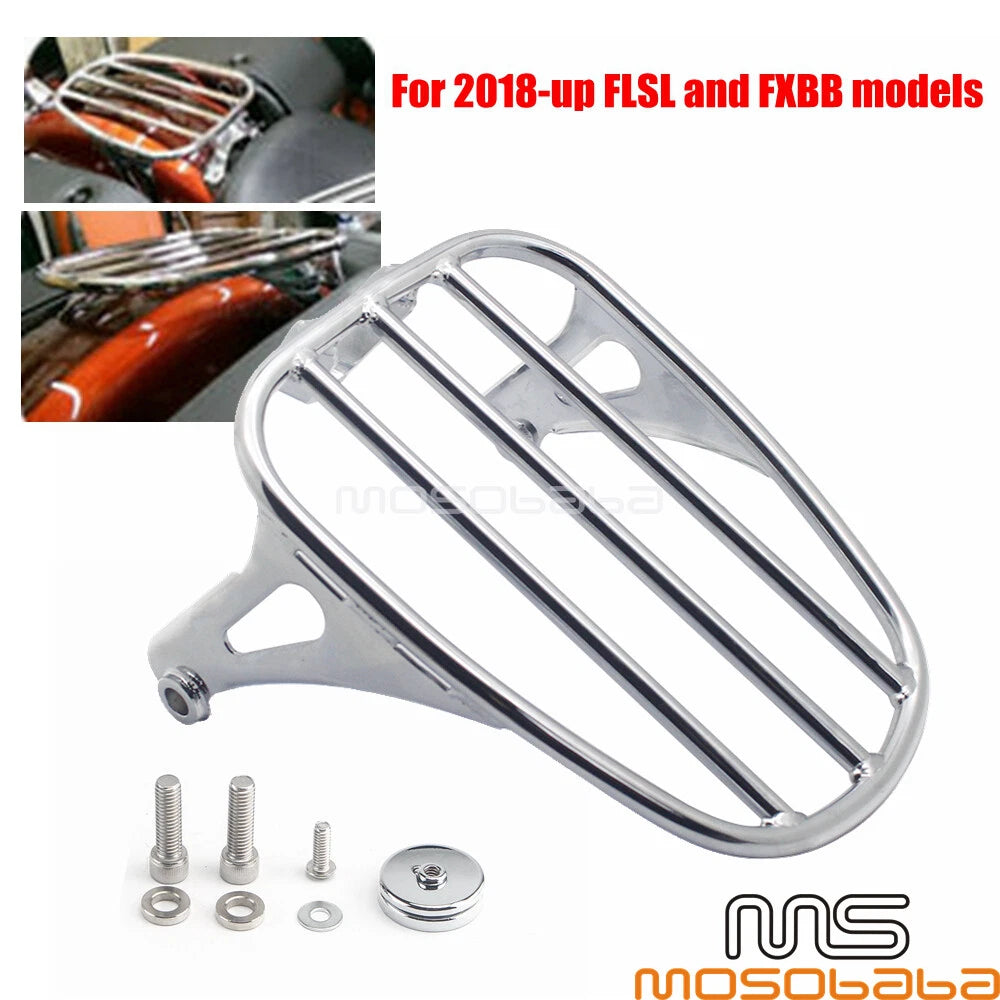 Solo Seat Luggage Rack for Harley Softail Slim FLSL & Street Bob FXBB (2018-21)