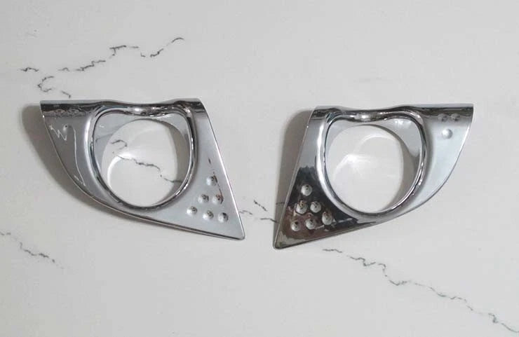 Chrome Front Fog Light Lamp Cover Trim for 2009-2010 Acura TSX Sedan 2 x