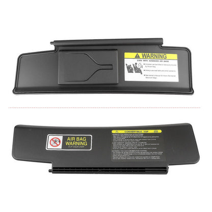Sun Visor for 2006-2015 Mazda MX-5 Miata (Black)