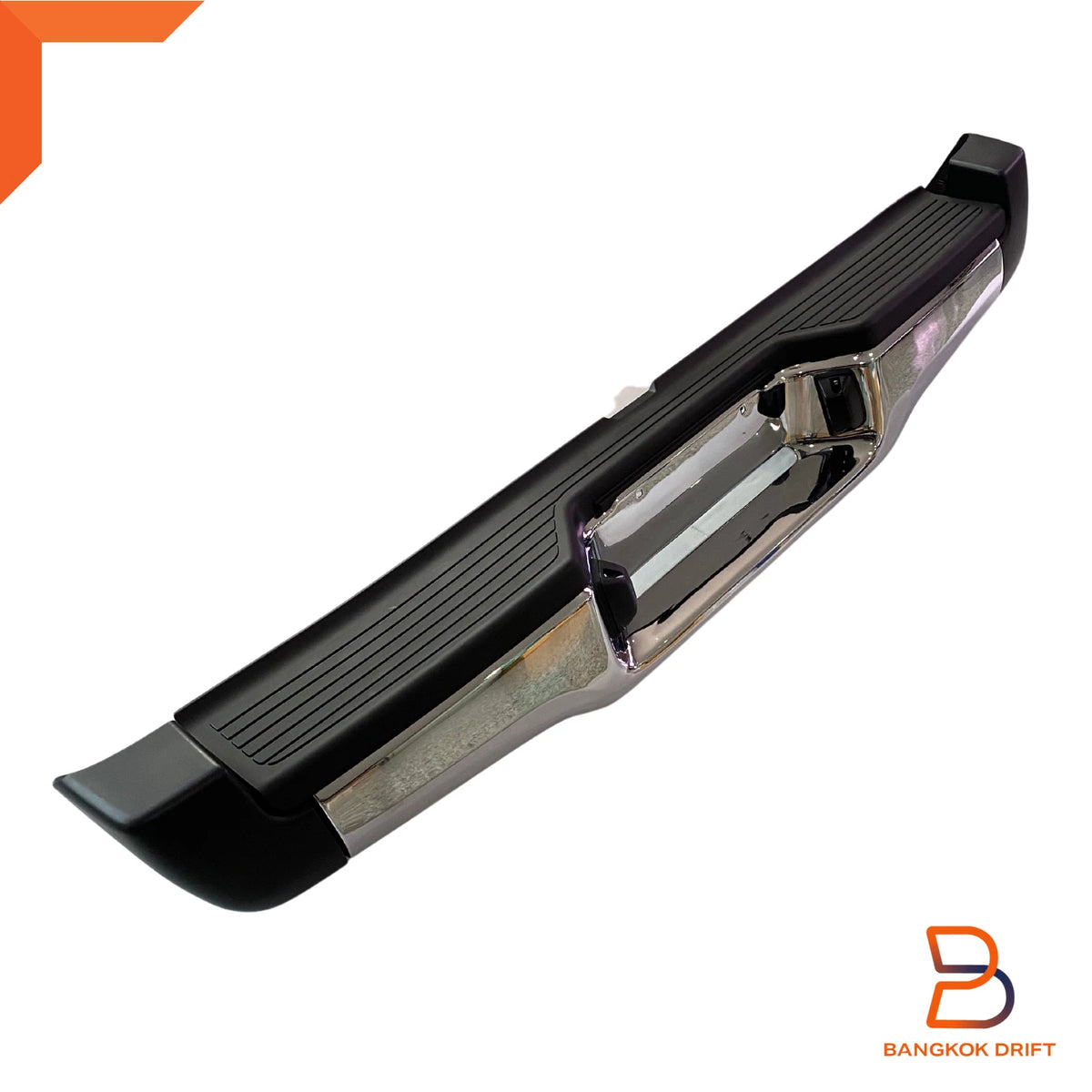 Chrome Rear Step Bumper Bar for Nissan Navara Ute D22 (1998-2004)