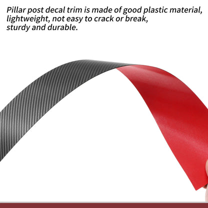 2x Front Left/Right Door Pillar Window Trim for Chevrolet Malibu (2004 - 2007)