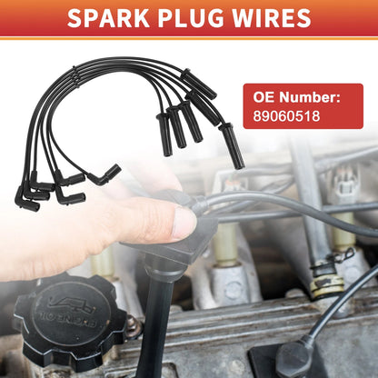 6 x Spark Plug Wire Ignition Coil Cable for Chevrolet Express 1500