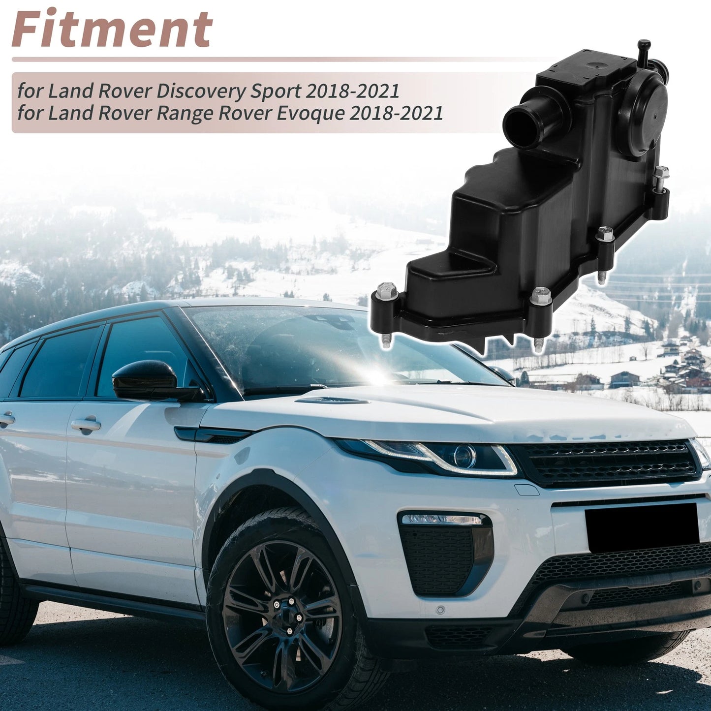 PCV Valve for Land Rover Discovery Sport (2018-2021) Black 1 Set