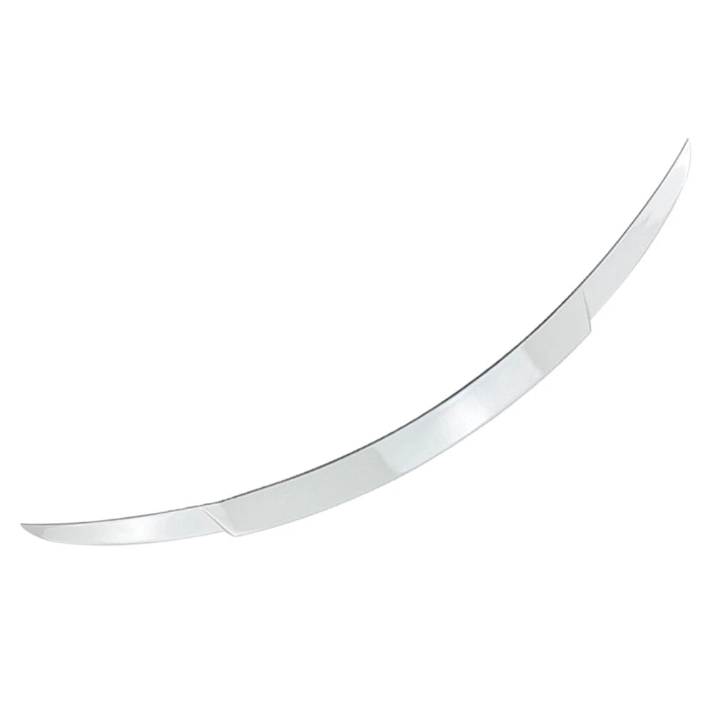 Rear Trunk Spoiler Lip Wing for Benz C-Class W205 C63 2015-2021 White