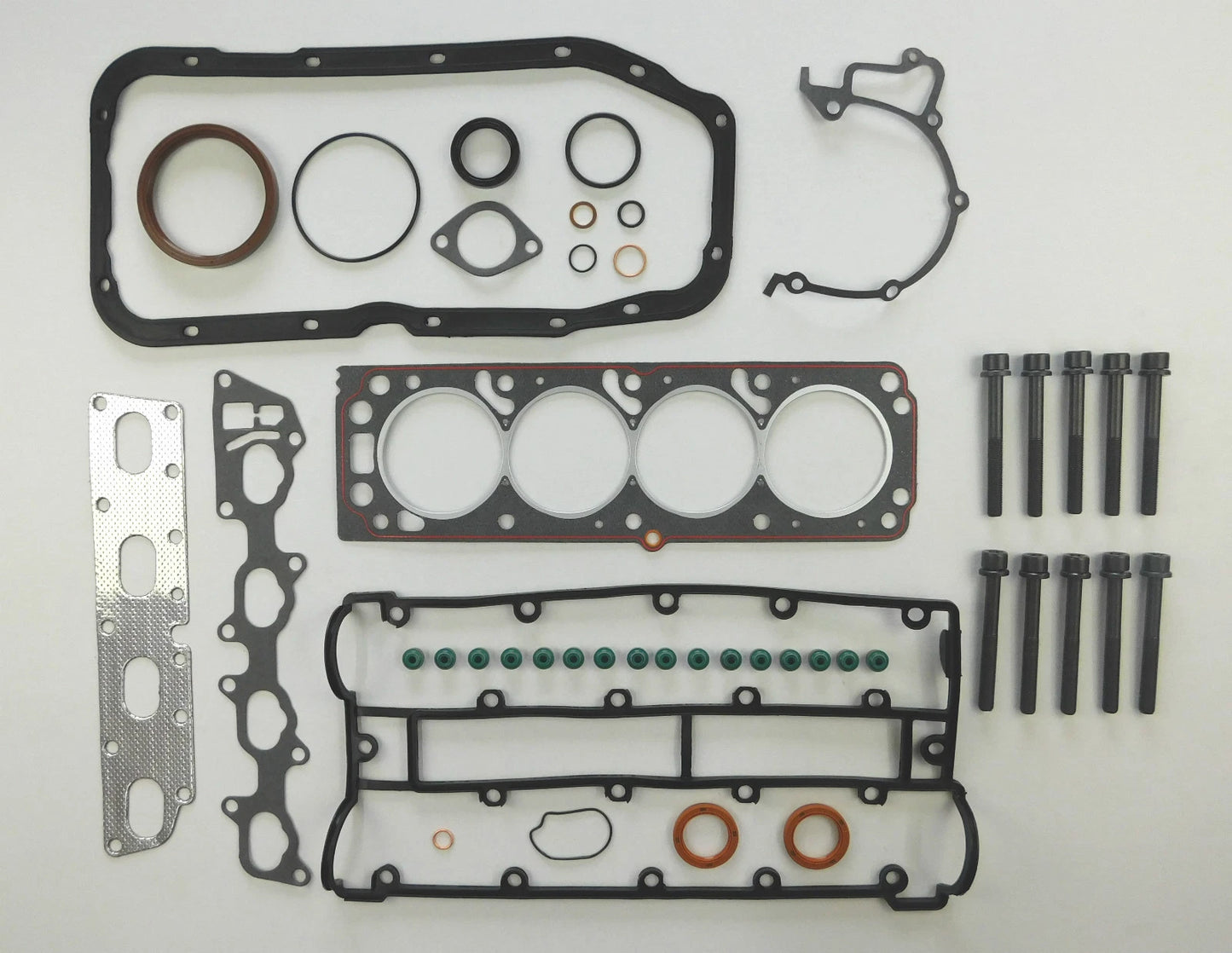 Engine head sump bottom gasket set 105mm bolts for Astra Calibra 16V