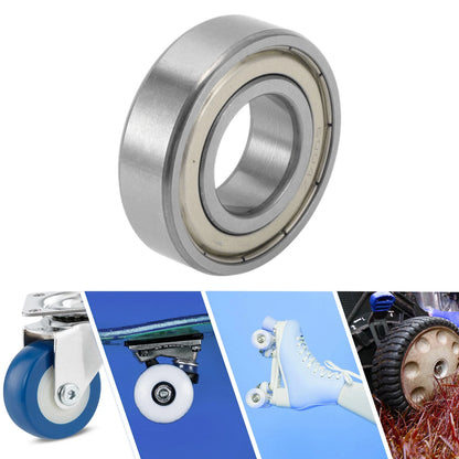6004ZZ Deep Groove Ball Bearings 20x42x12mm Lubricated Bearings for Machinery