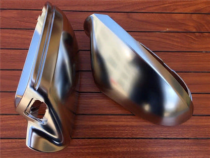Silver Alloy Mirror Covers for Audi S6 A6 C7 (2011-2018)