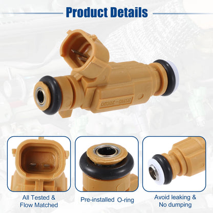 4 x Fuel Injector Nozzle for Kia Rio III UB 1.4L CVVT (2011-2018)