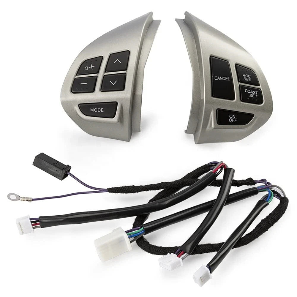 Steering Wheel Switch Buttons for Mitsubishi (2015-2020) - Silver  8701A087 8602A008