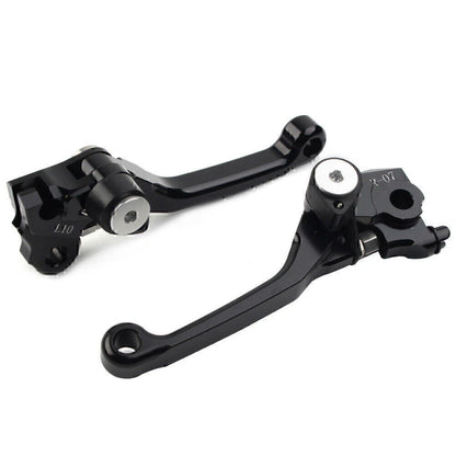 CNC Brake Clutch Levers  Pivot for Honda CRF250R CRF450R (2007-2020) Black