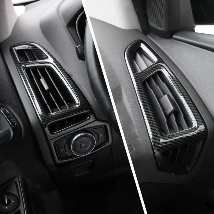 2 x AC Air Vent Grille Frame Trim Covers for Ford Focus (2012-2017)