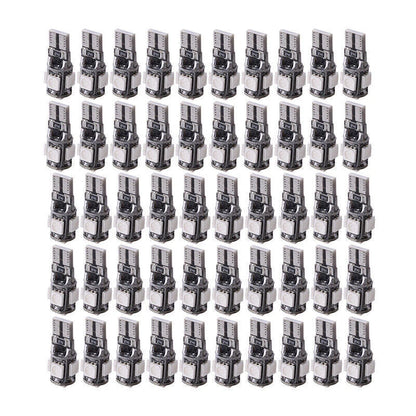 50 x T10 5-SMD 5050 Red LED Light Bulbs for Various Vehicles ()