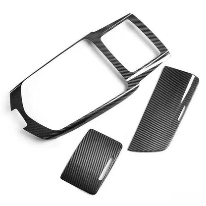 100% Carbon Fiber Console Gear Shift Panel Cover Trim for Maserati Levante 2016+