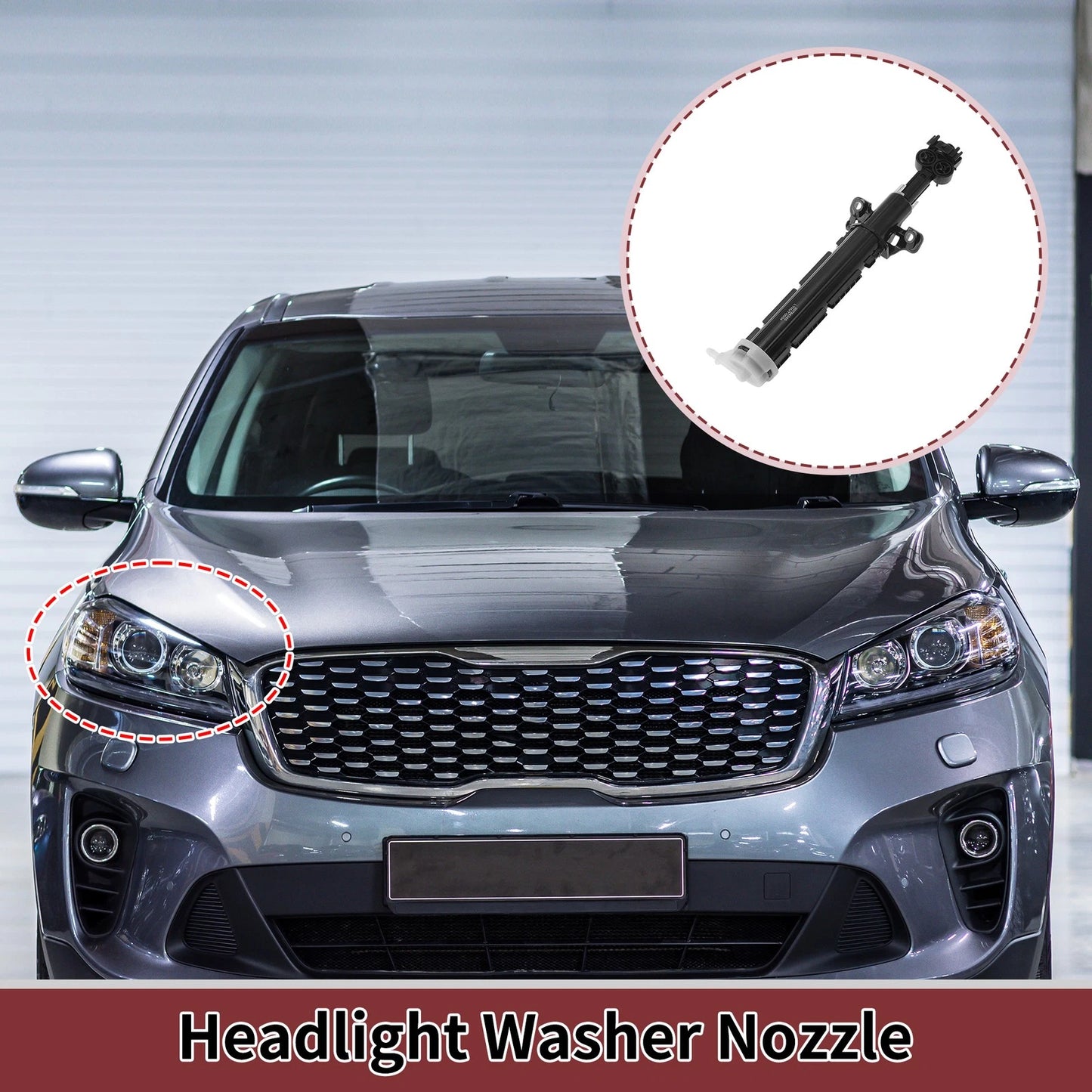 Headlight Washer Nozzle for Volvo S60 (2011-2013) 1 Pc