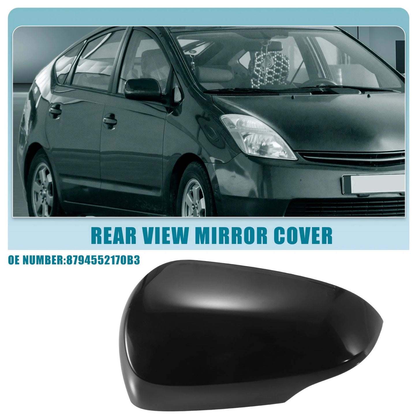 Left Rearview Mirror Cover for Toyota Prius C (2012-2015)
