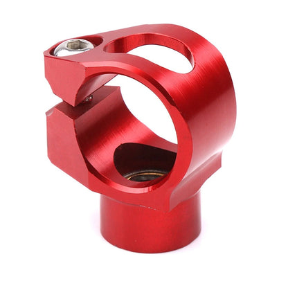 25mm Universal Motorcycle Steering Damper Fork Frame Mounting Clamp Bracket Red