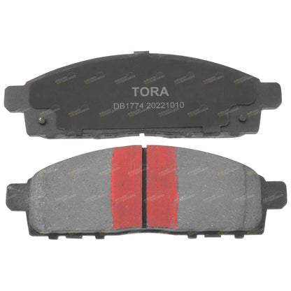 Front Disc Rotors + Pads Set for Mitsubishi Challenger PB PC (2009 - 2015)
