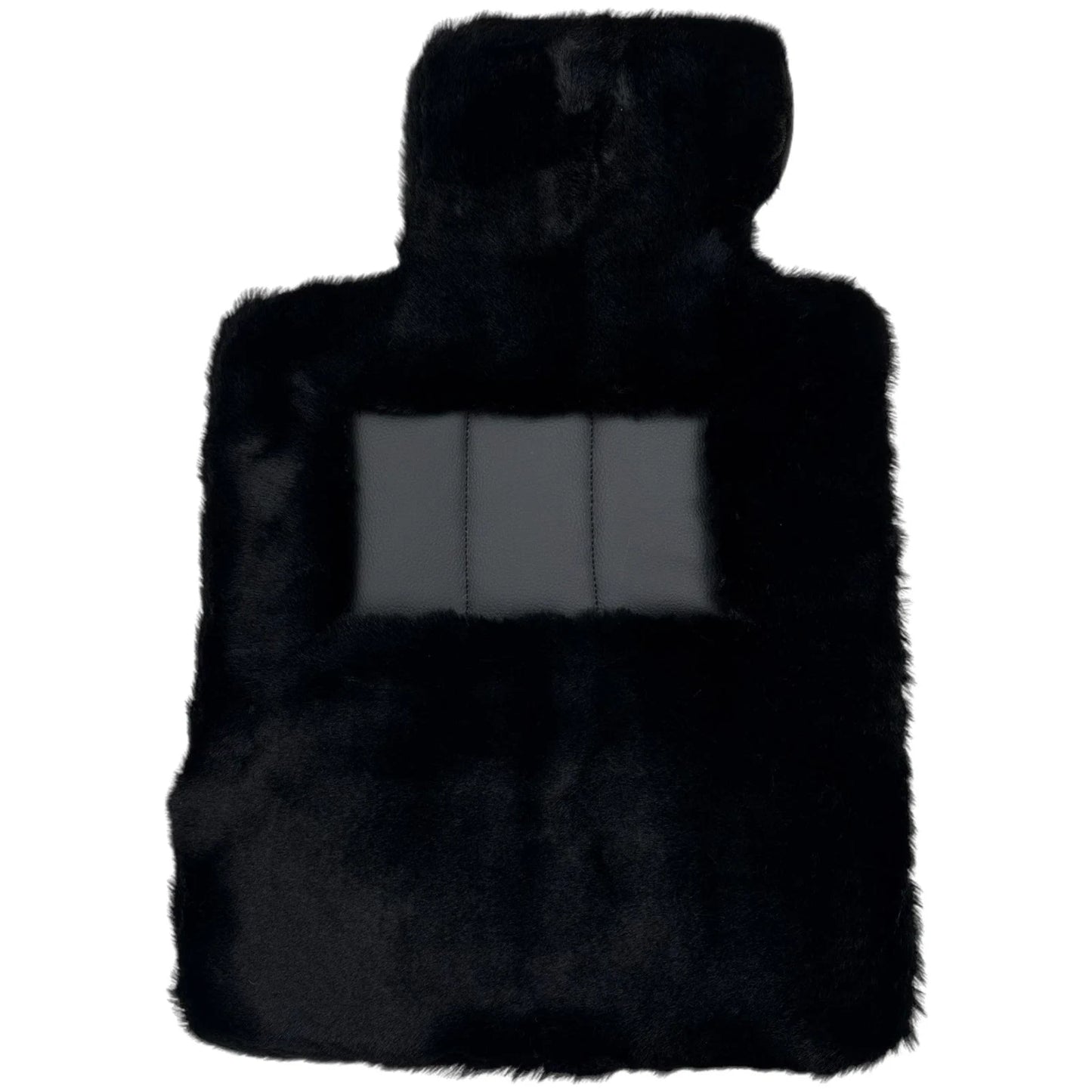 Black Sheepskin Floor Mats for BMW 7 Series G11 (2015-2021) - AutoWin