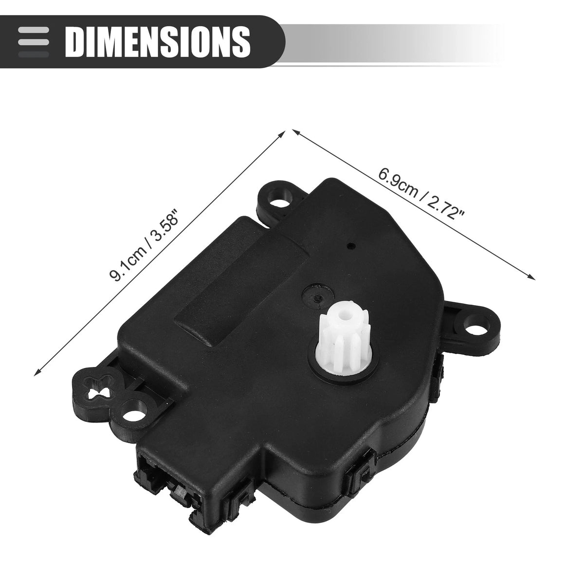 HVAC Heater Air Door Blend Actuator for Ford Escape (2008-2012)