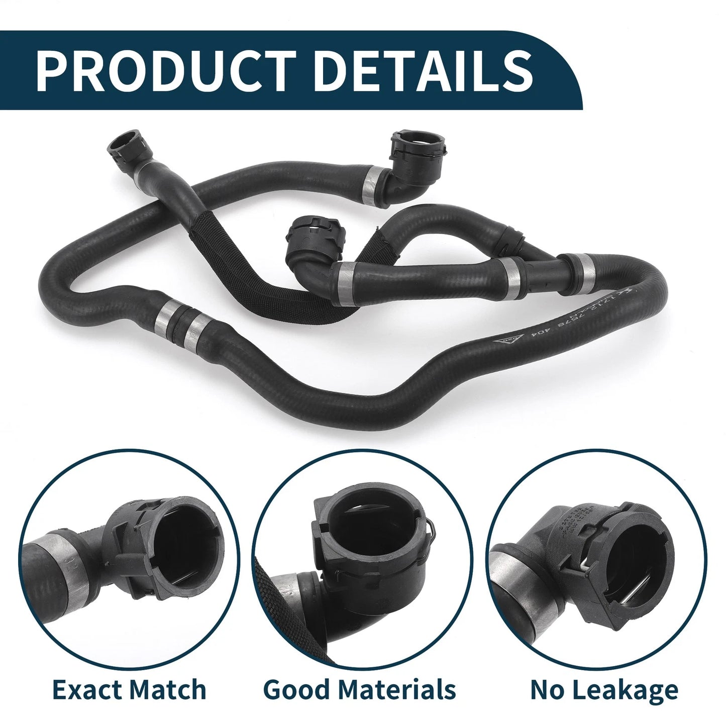 Radiator Hose for BMW 5 Series 2010-2013 Coolant Tube (2010-2013)