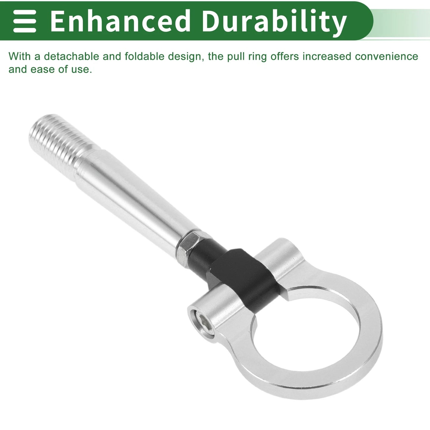 Tow Hook 23.6mm Aluminum Alloy for Mitsubishi Lancer (2008-2017)