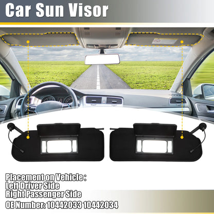 1 Pair Auto Sun Visor with LED Lights for Chevrolet Corvette C5 (1997-2004)