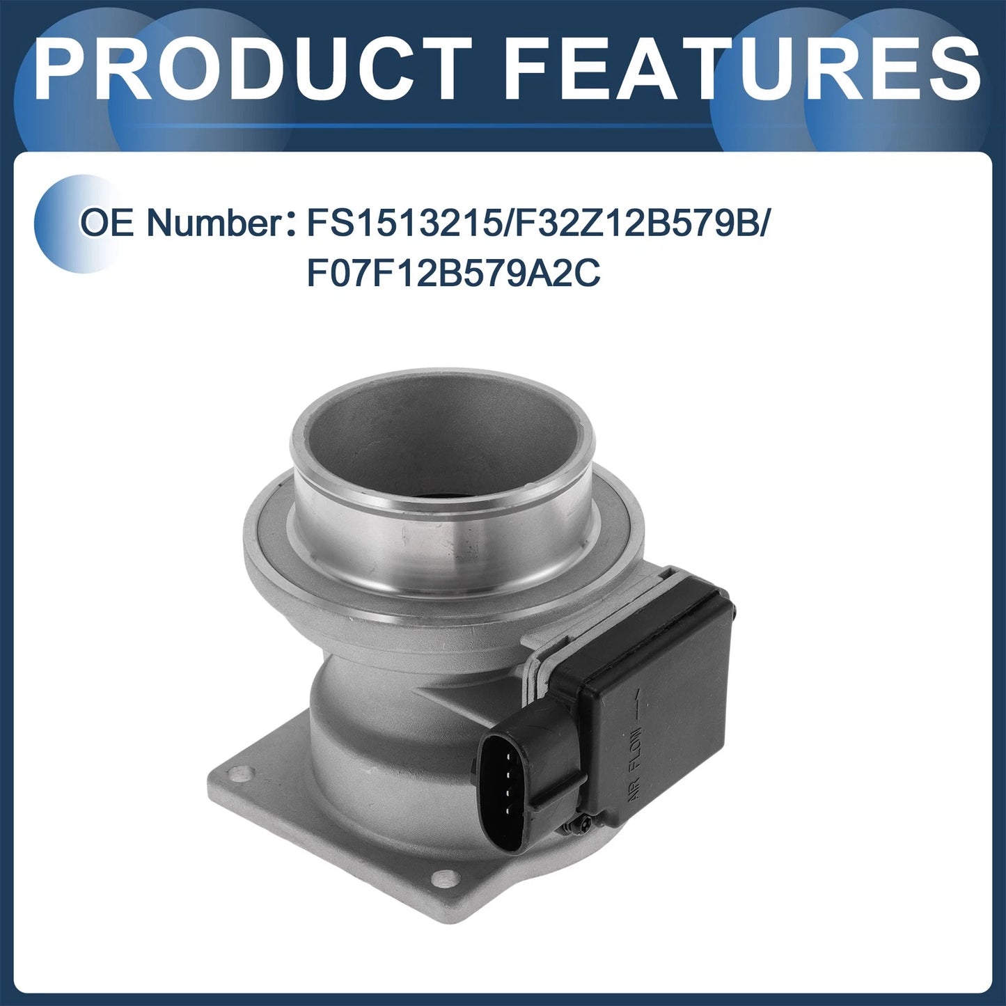 Mass Air Flow Sensor for Ford Kuga 2020-2023 - Plastic Metal 1 x Unit