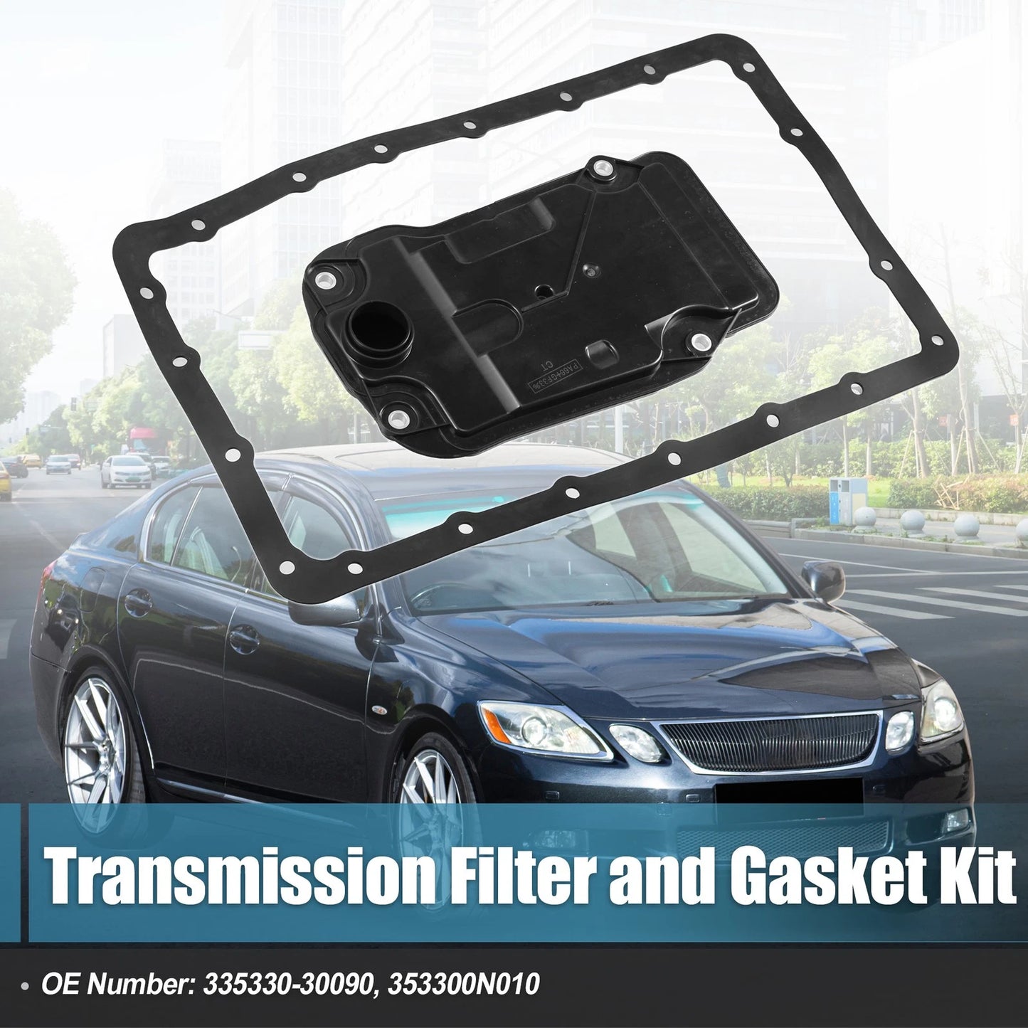 Transmission Filter Oil Pan Gasket Set for Lexus IS250 (2006-2013)