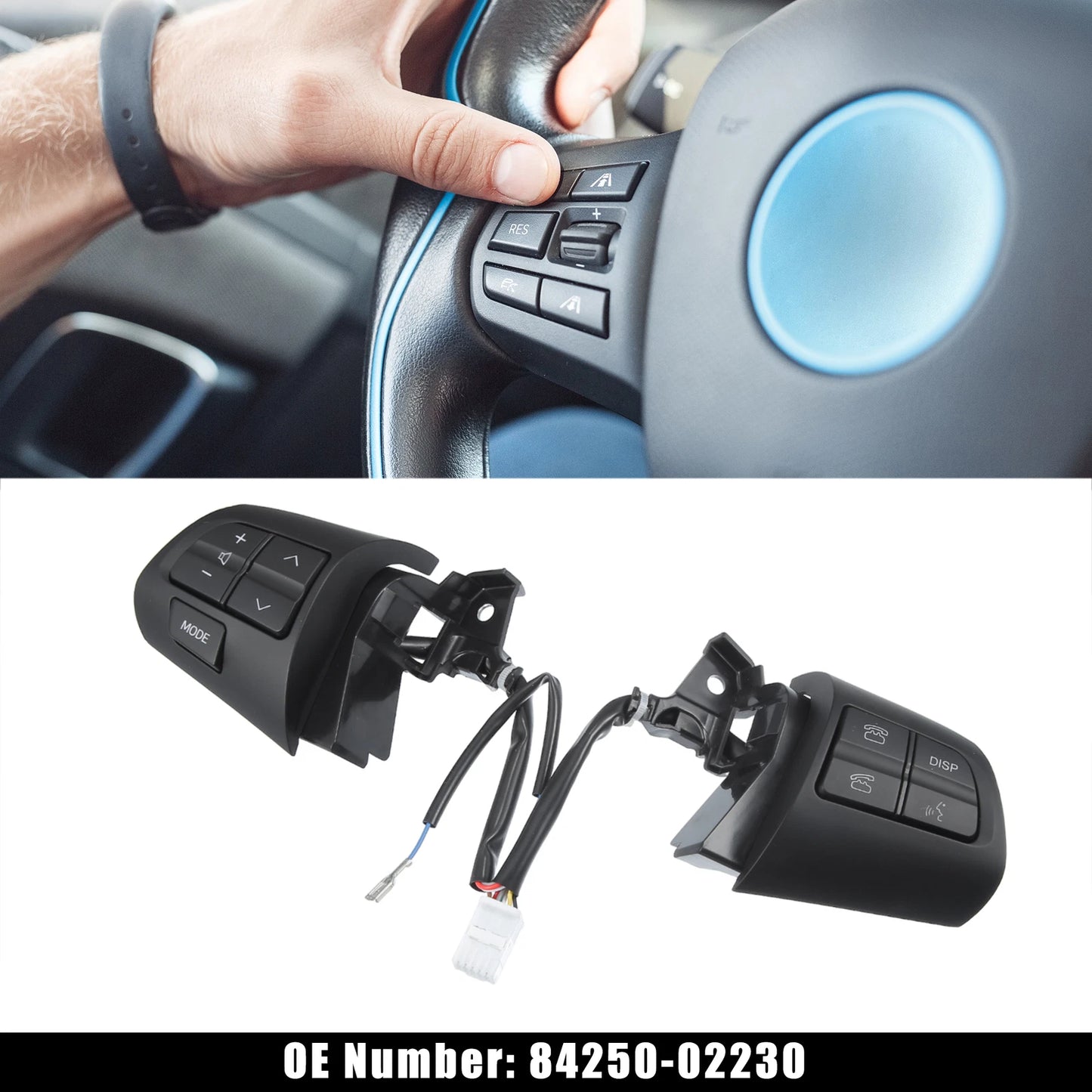 Steering Wheel Cruise Volume Control Switch for Toyota Corolla Auris (2007-2019)