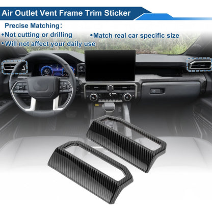 Air Condition Outlet Vent Trim Cover Frame 1 Pair for Toyota Tacoma