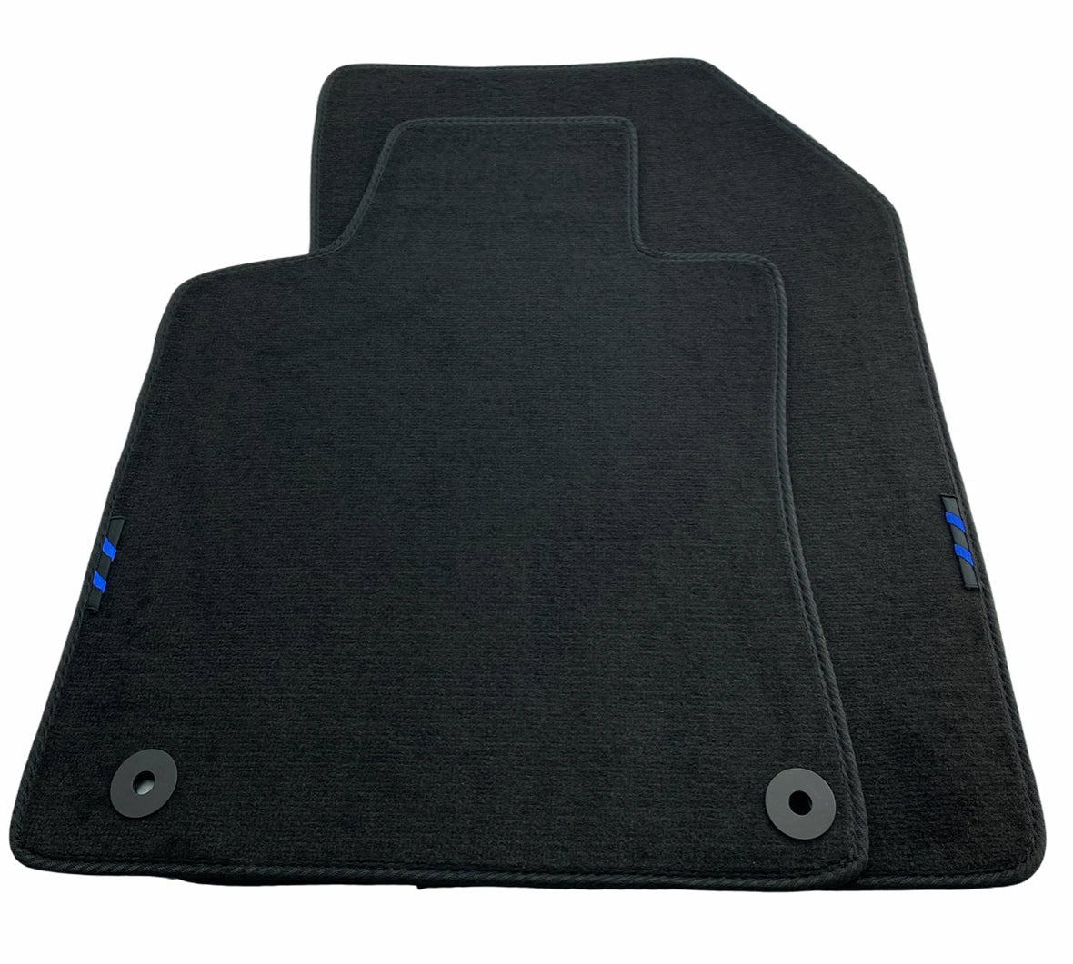 Floor Mats for Peugeot with Blue Stripes Emblem Tailored Carpets (All Models)