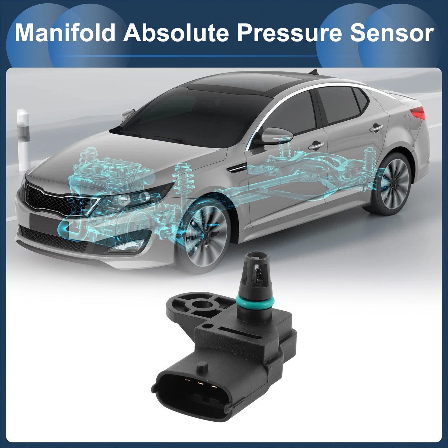 MAP Pressure Sensor for Fiat 500 C (2007-2023)